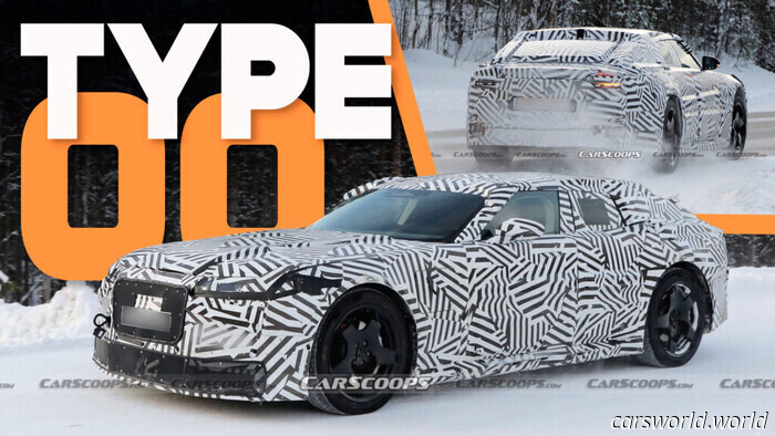 First Genuine Spy Shots of the Electric 2027 Jaguar Type 00 Sedan Surface | Carscoops